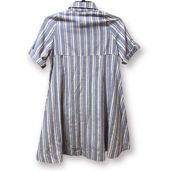 Heroes & Dreamers Linen Stripe Button Down Dress - Picture 6 of 9